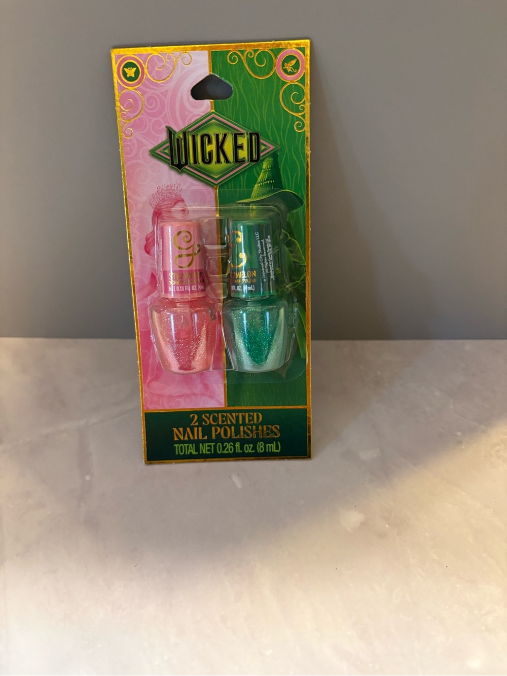 Wicked Scented Nail Polish Duo — Pink & Teal